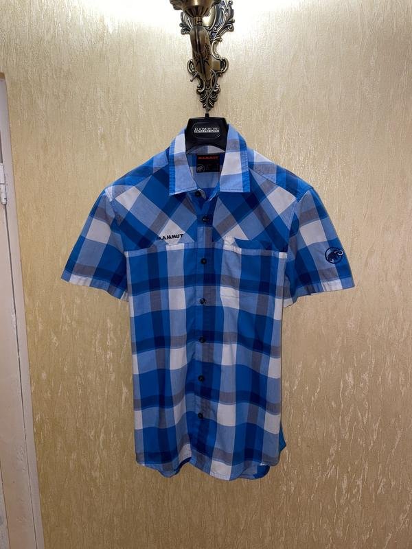 Мужская Mammut Тенниска Синяя 38 / M / 46