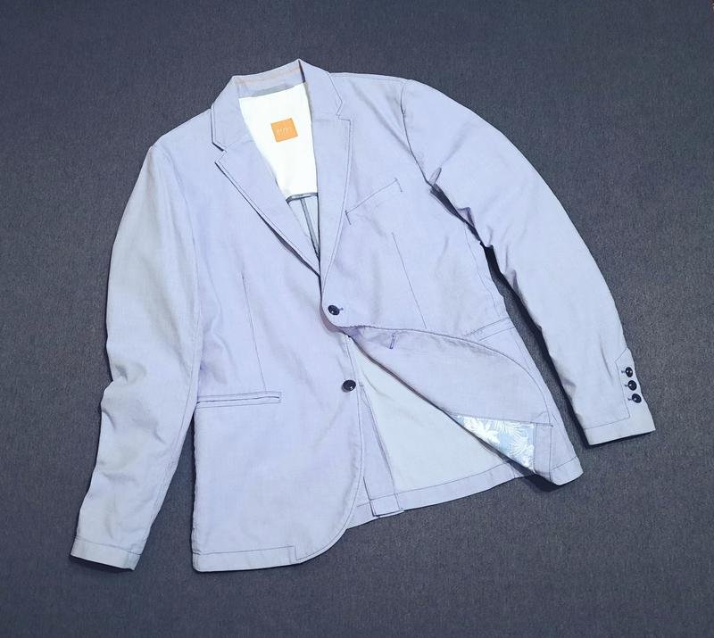 Мужской BOSS Orange Пиджак Белый Хлопок XL