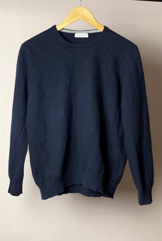 Damen Gran Sasso Pullover Marineblau Kaschmir 38