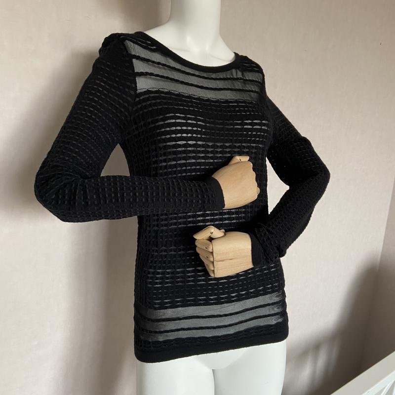 Women Reiss Sweater Black Wool 36 / S / 44