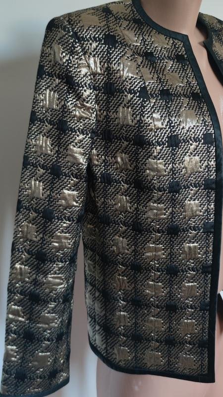 Femme Celine Blazer Noir Jacquard 36