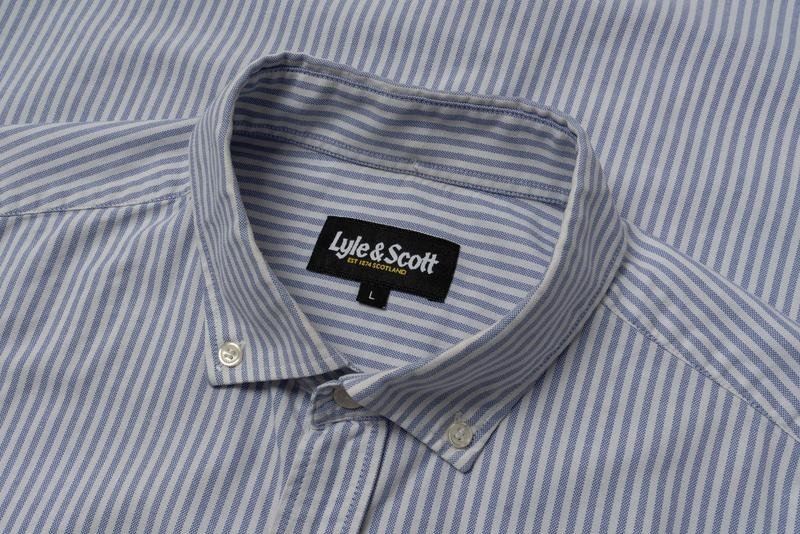 Men Lyle & Scott Shirt White Cotton 40 /L / 48