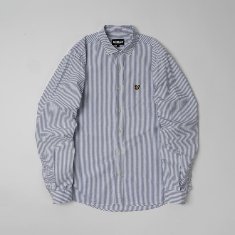 Men Lyle & Scott Shirt White Cotton 40 /L / 48