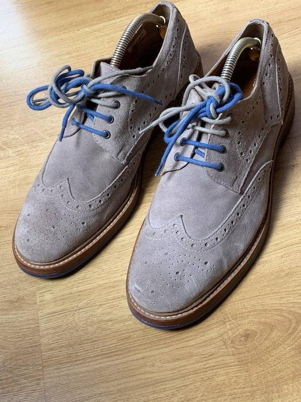 Men Kurt Geiger Heels Grey Suede 44.5