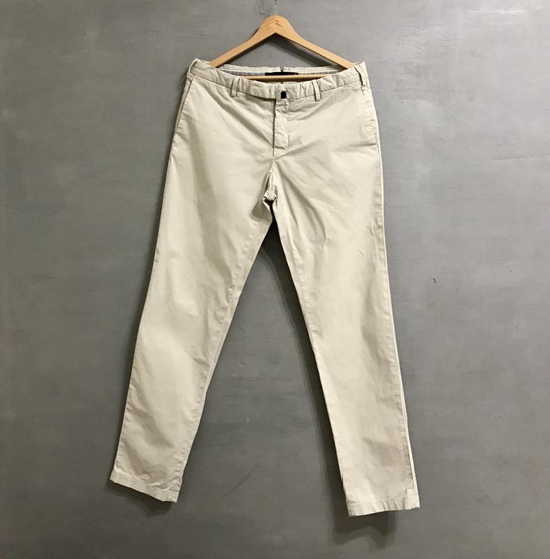 Homme Incotex Jeans Beige Coton 33 / L / 48