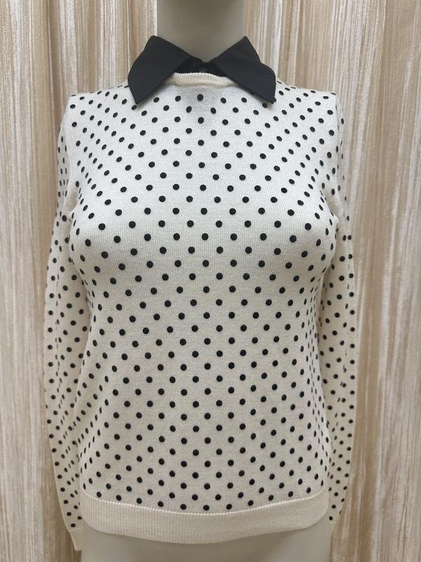 Femme Alice + Olivia Pull Blanc Laine 34