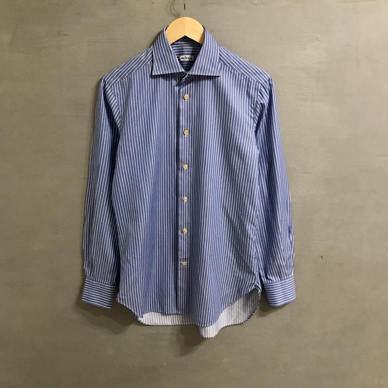 Herren Kiton Hemd Weiß Baumwolle 38 / M / 46