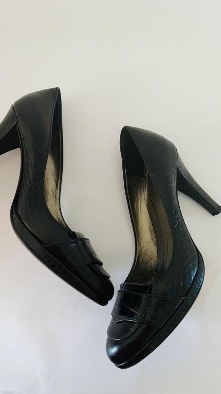 Женские Furla Туфли Чёрные Кожа 39.5