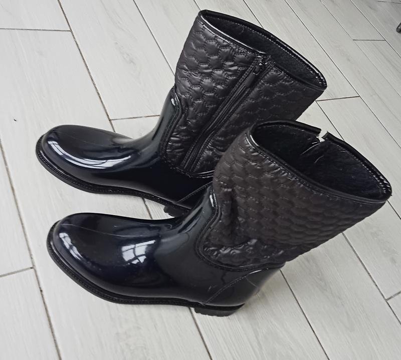 Damen Burberry Stiefel Schwarz Gummi 35