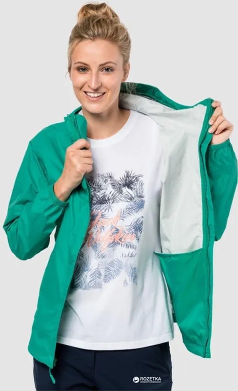 Femme Jack Wolfskin Veste Verte 40 / L / 48