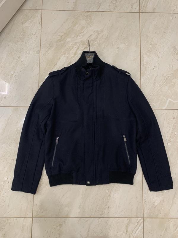 Homme ZARA Veste Bleu Marine XL