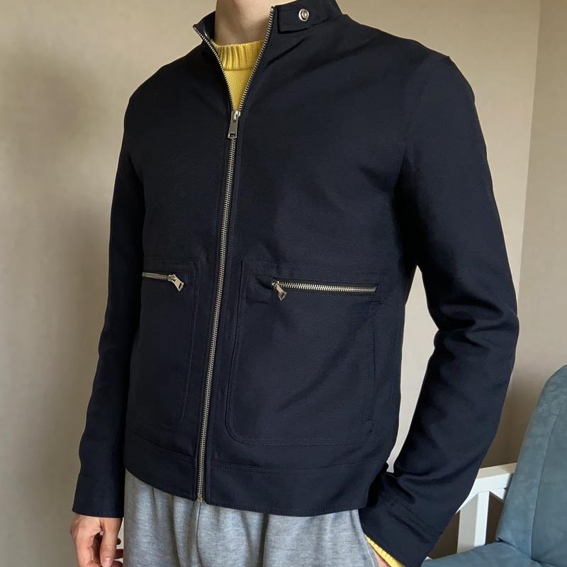 Мужской Reiss Куртка Тёмно-синий Полиэстер 36 / S