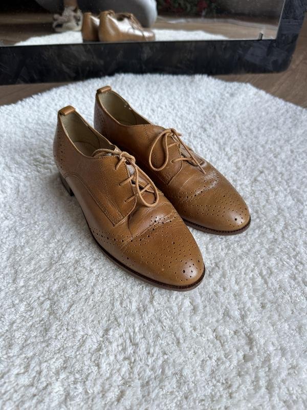 Femme Dune Oxford Marron Cuir 38