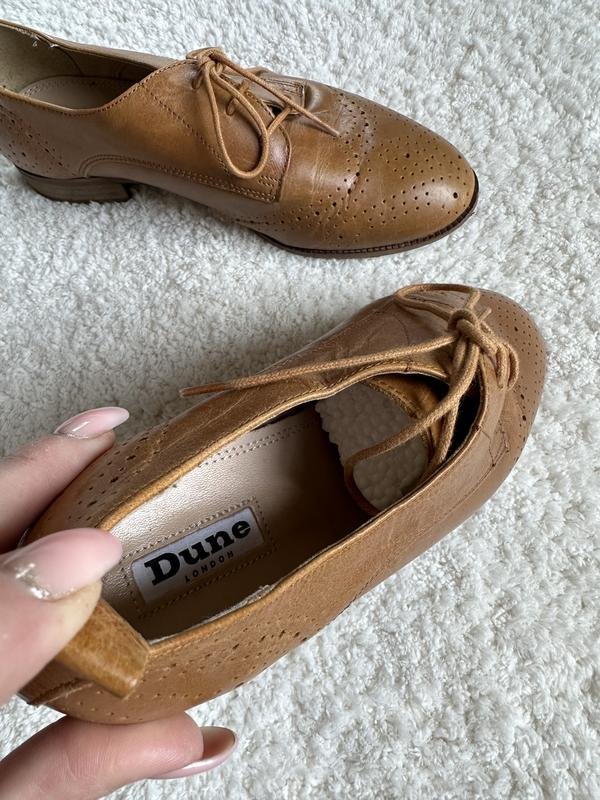 Femme Dune Oxford Marron Cuir 38