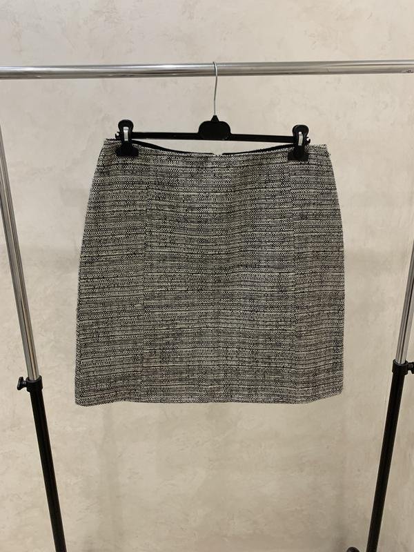 Женская Max Mara Юбка Серый Шерсть 34 / XS / 42