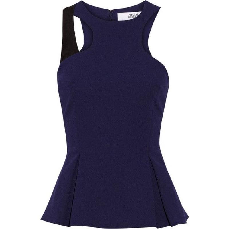 Damen Prabal Gurung Hemd Schwarz Viskose 36 / S /