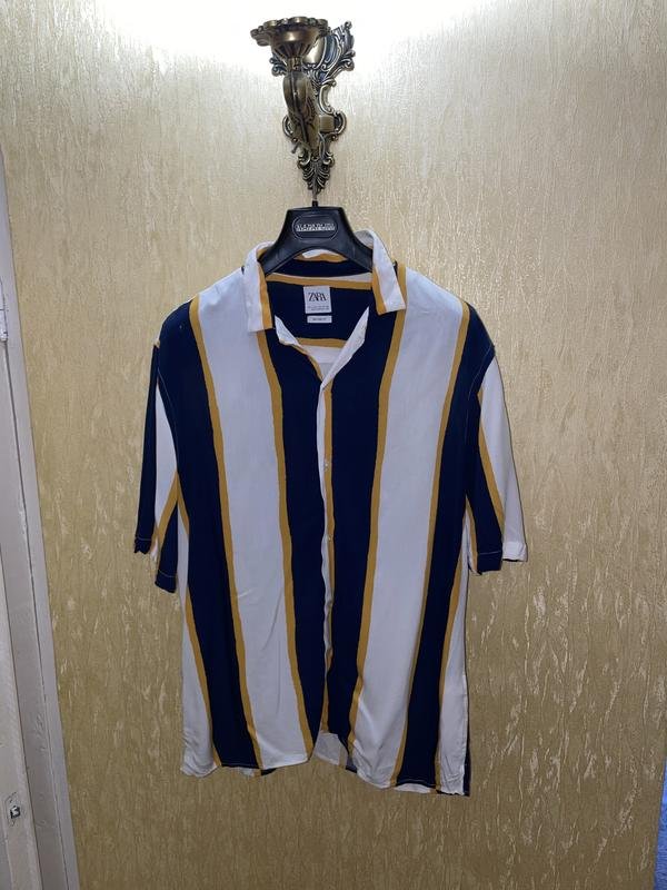 Herren ZARA T-Shirt Mehrfarbig 40 /L / 48