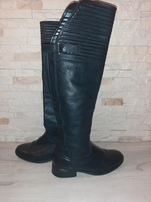 Donna Clarks Stivali Nero Pelle 38