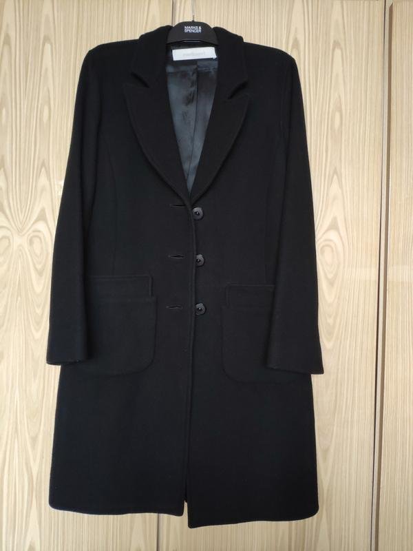 Women Cacharel Coat Black Wool 38 / M / 46