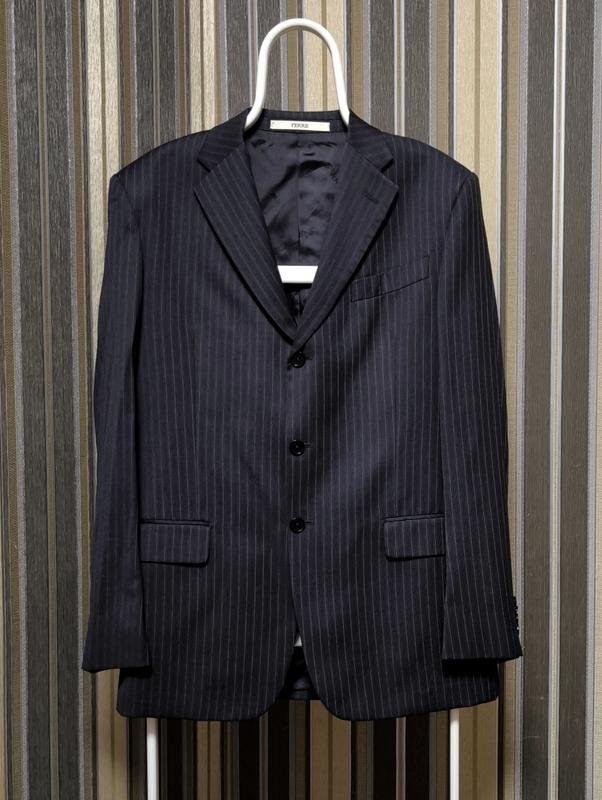 Homme Gianfranco Ferre Blazer Bleu Marine Laine 40