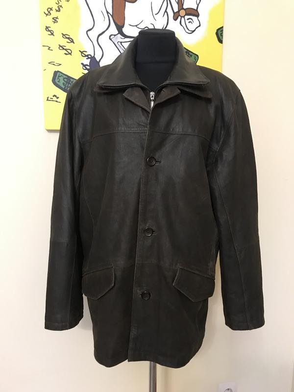 Herren Ballin Jacke Braun Leder 42 / XL / 50