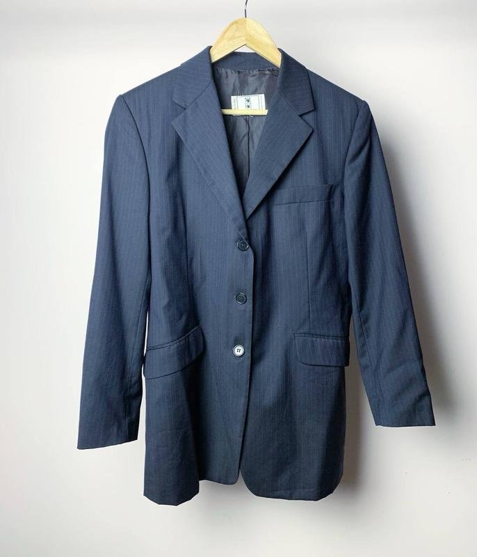 Femme Valentino Veste Bleu Marine Laine 38 / M /