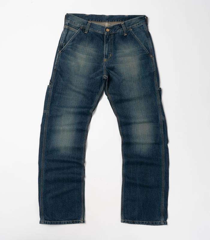 Мужские Carhartt Джинсы Тёмно-синий Хлопок 30 / S