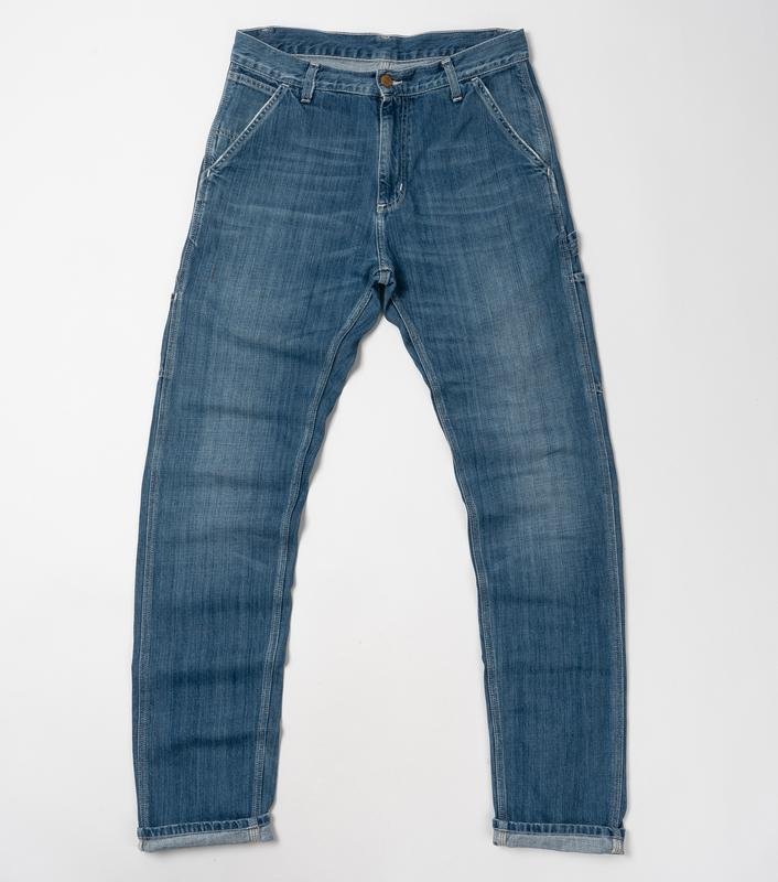 Мужские Carhartt Джинсы Тёмно-синий Хлопок 29 / S