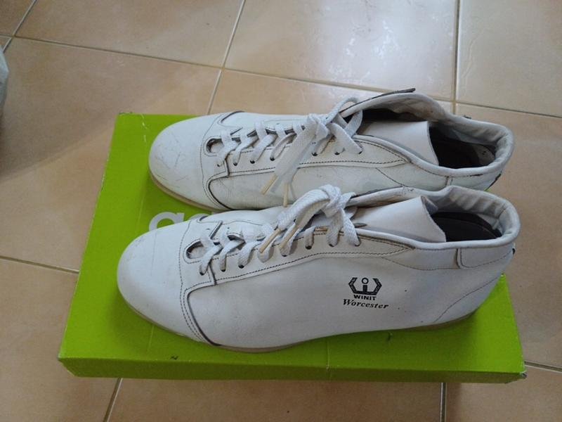 Men Worcester Boots White Leather 44