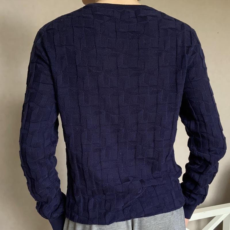 Herren Gant Pullover Marineblau Baumwolle 36 / S /