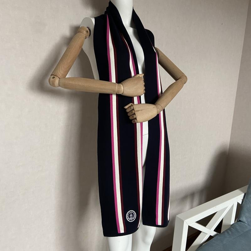 Unisex Gant Sciarpa Blu Navy Taglia Unica