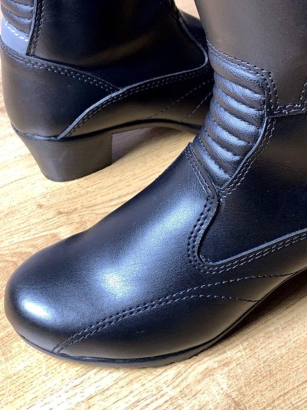 Women Boots Black Leather 36