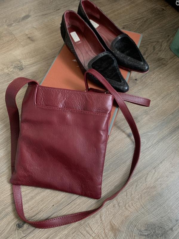 Женские Туфли Бордовые 38