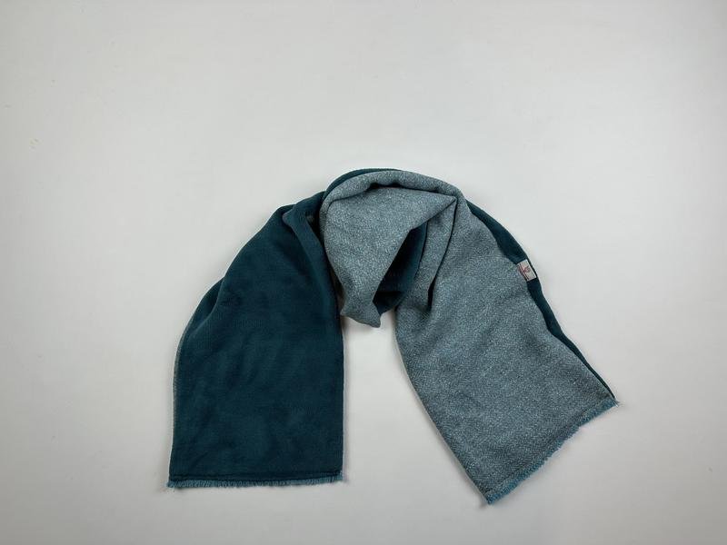 Damen Harris Tweed Schal Türkis Wolle