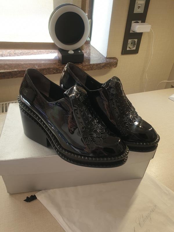 Femme Robert Clergerie Mocassins Noir Cuir Verni