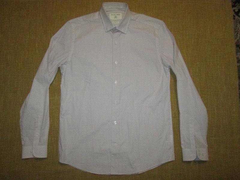 Herren Ted Baker Hemd Koralle Baumwolle 38 / M /