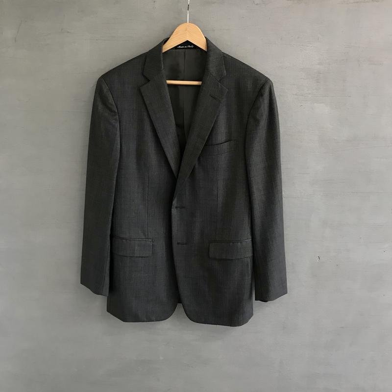 Herren Pal Zileri Anzug Grau Wolle 38 / M / 46