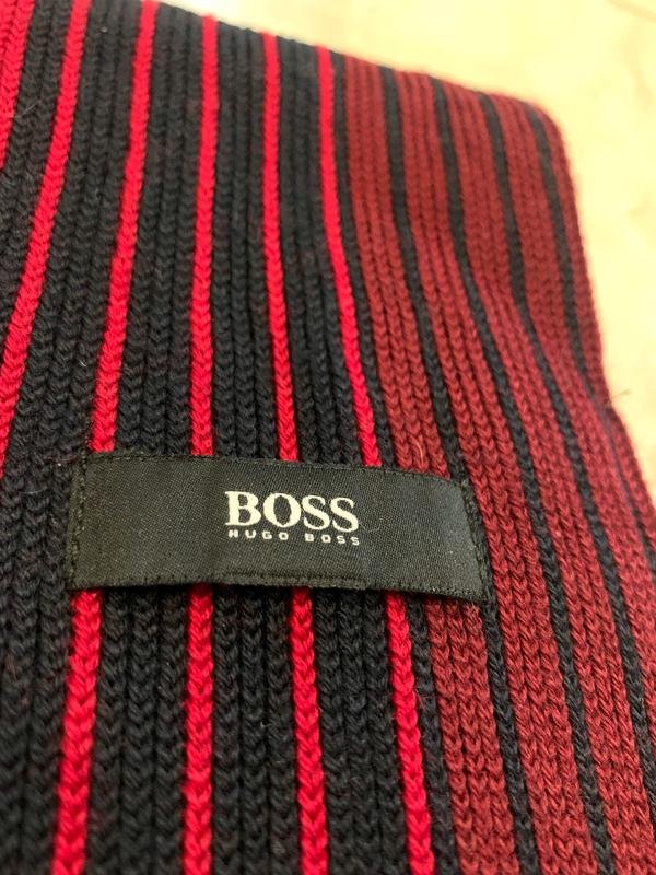 Унисекс Hugo Boss Шарф Красный Один размер