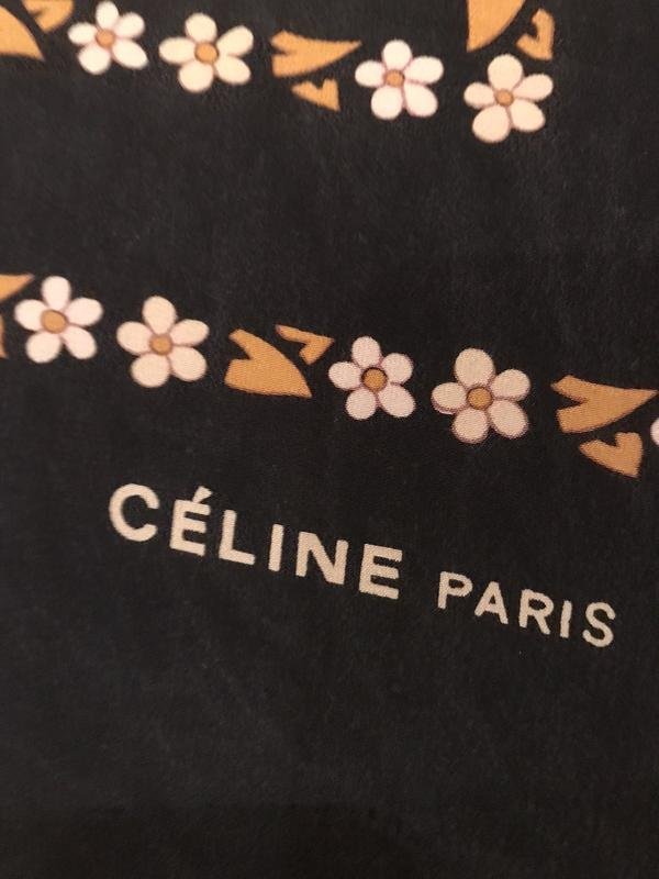 Шарф Celine Чёрный Один размер