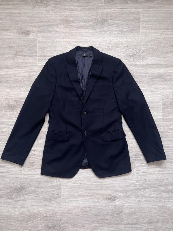 Homme Jil Sander Blazer Bleu Marine Laine 36 / S /