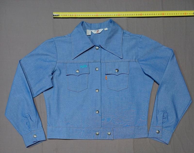 Женская Levi's Куртка Бирюзовая Джинс 32