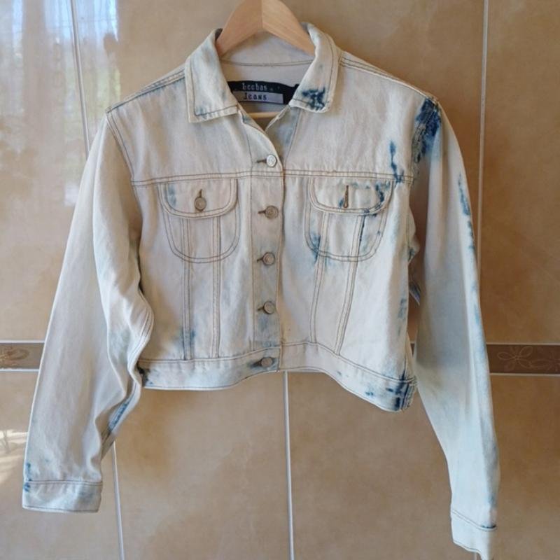 Femme Veste Vintage Beige Denim 44 / XXL / 52