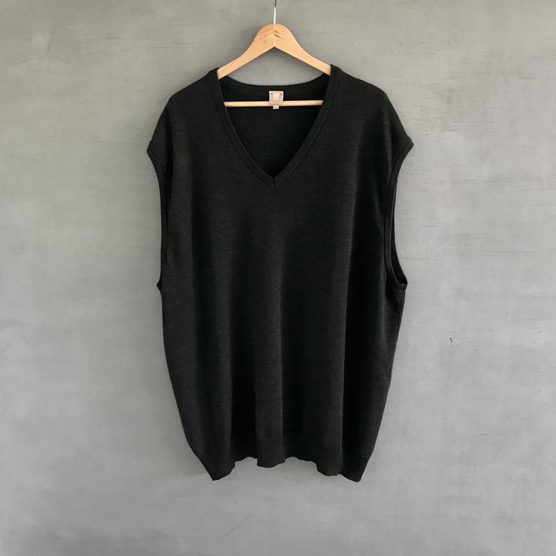 Uomo Maerz Gilet Grigio Lana 46 / 3XL / 54