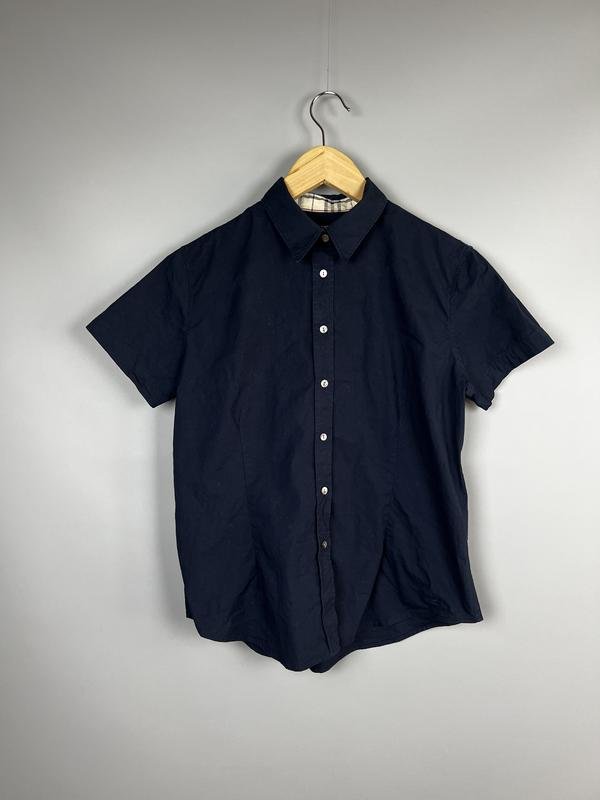 Donna Burberry Camicia Blu Navy Cotone 42 / XL /