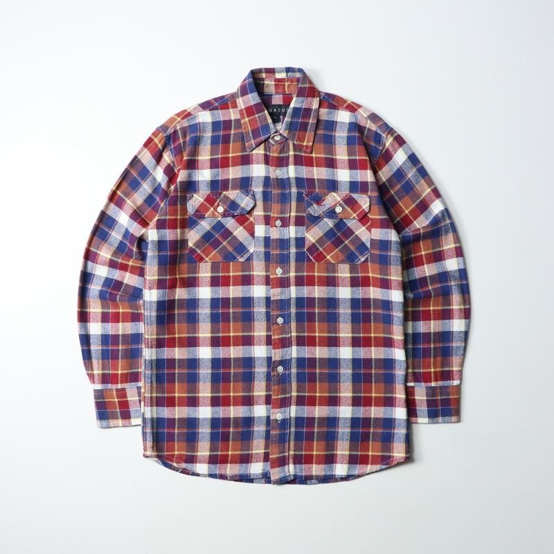 Homme American Vintage Chemise Rouge Coton 36 / S