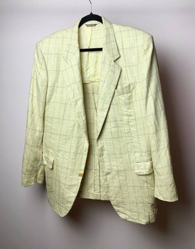 Men Givenchy Blazer Brown Silk 40 /L / 48