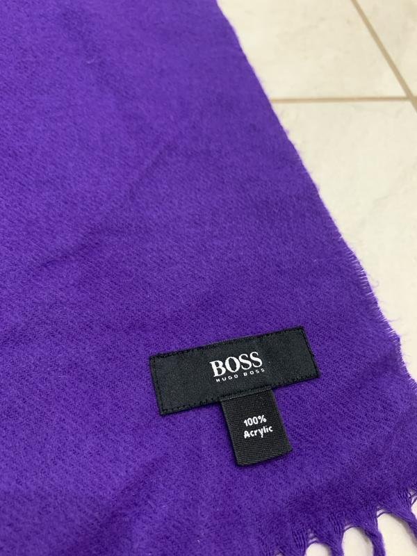 Шарф Hugo Boss Фиолетовый Один размер
