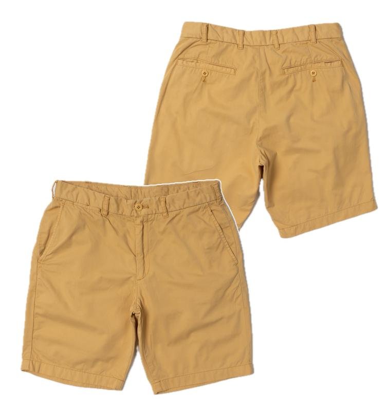 Men Uniqlo Shorts Gold Cotton 29 / S / 42