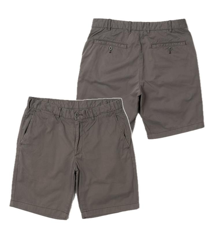 Men Uniqlo Shorts Grey Cotton 31