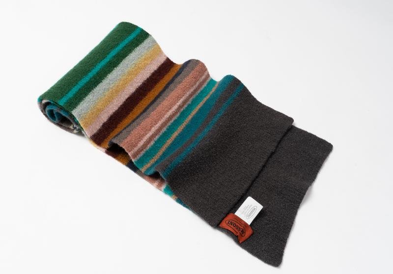 Unisexe Missoni Écharpe Multicolore Laine Taille
